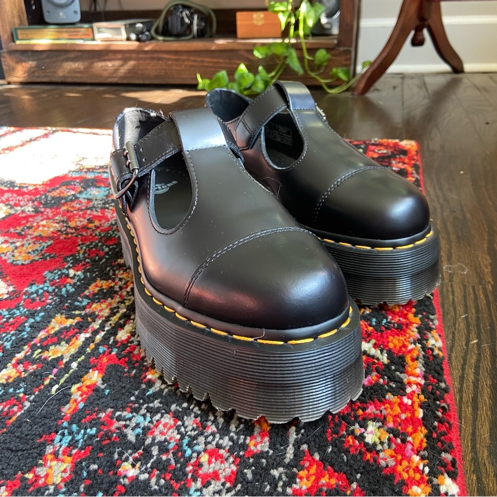 Dr martens bethans platform mary janes size 8